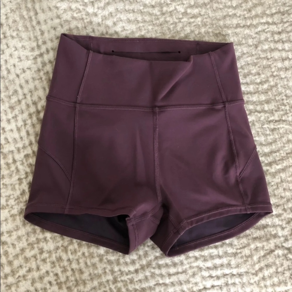 Lululemon in movement shorts